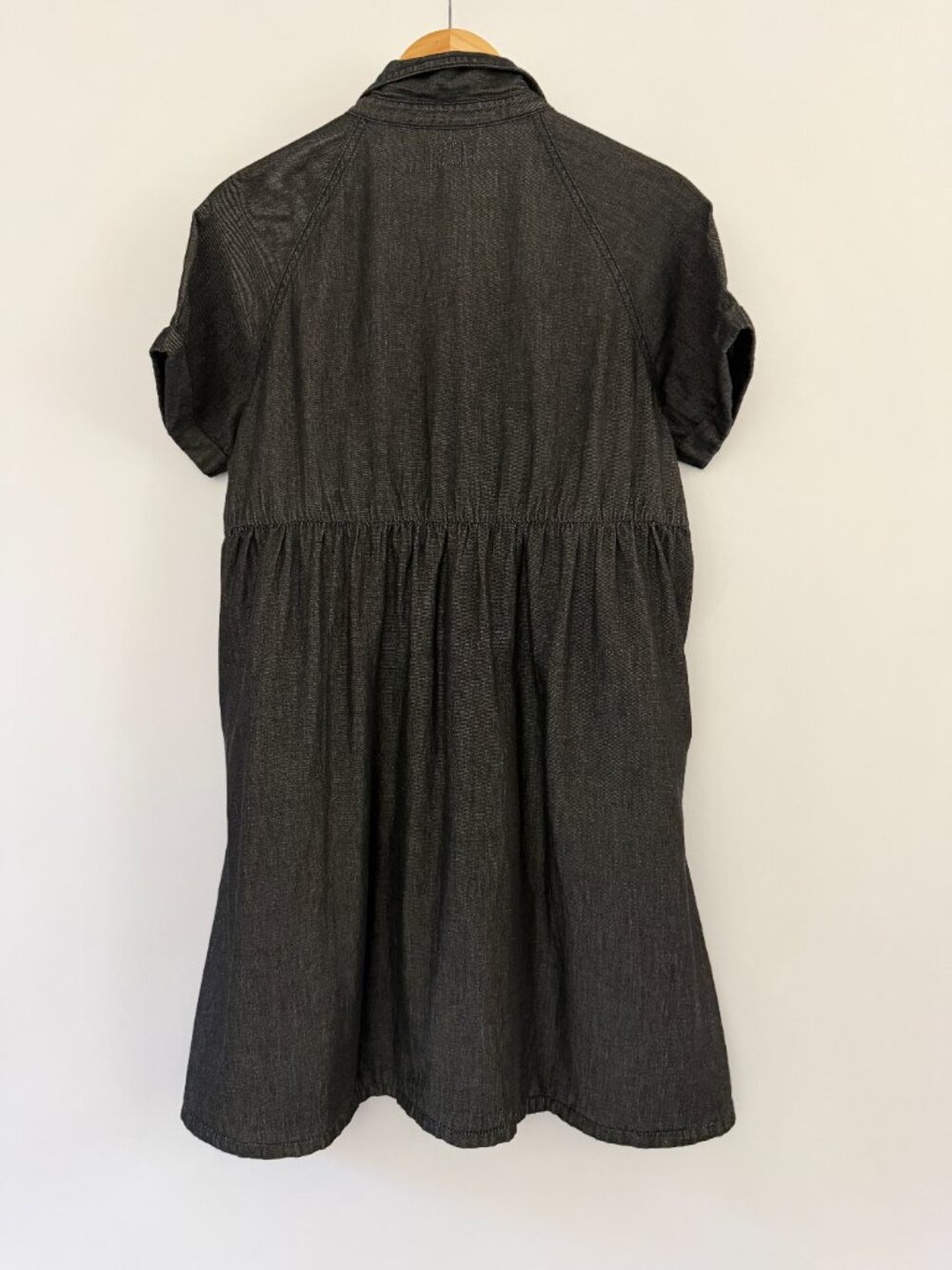 Pact Chambray Denim Shirt Dress Organic Cotton GOTS Certified - Picture 6 of 6